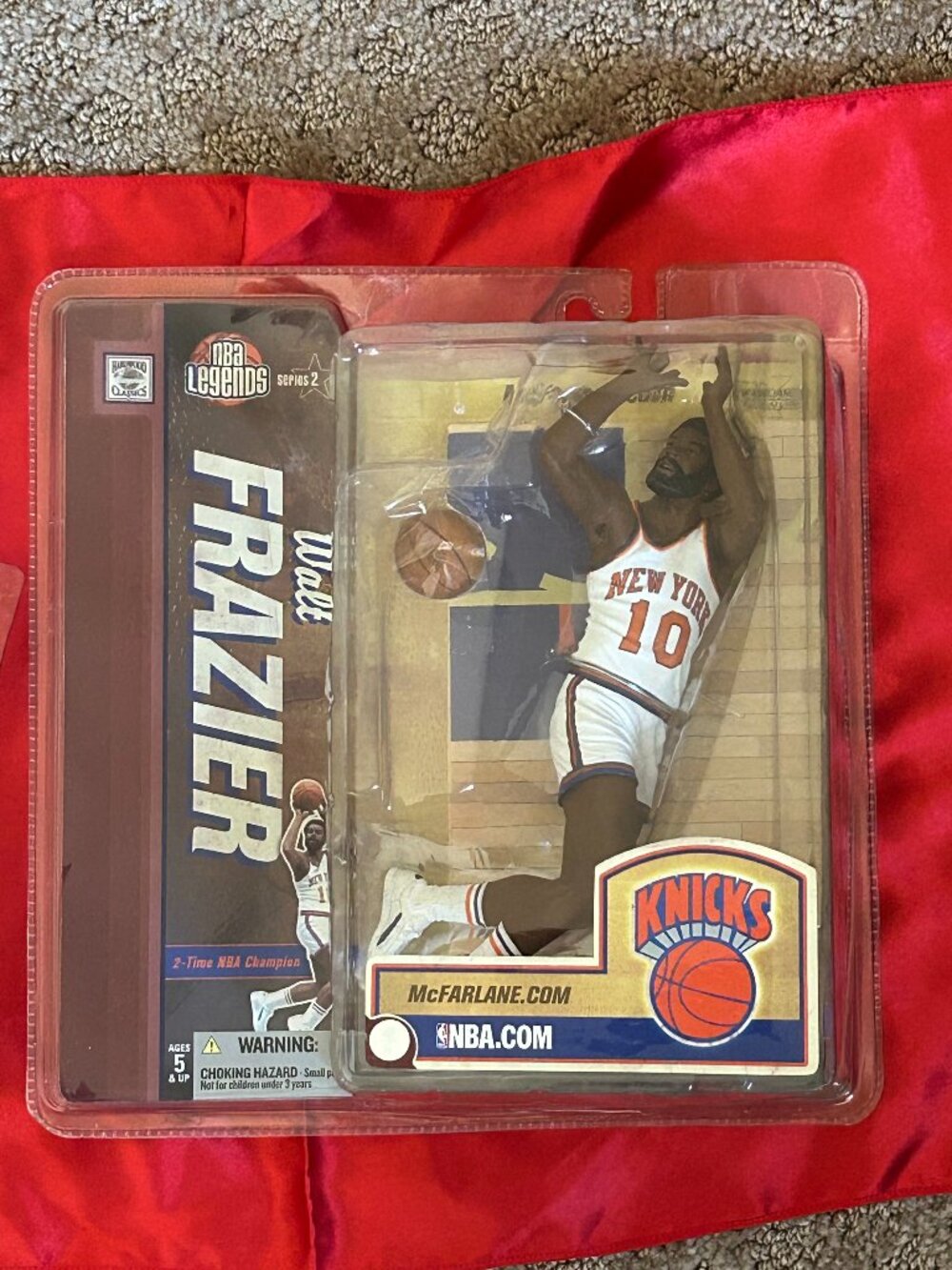 Walt Frazier NY Knicks McFarlane NBA Legends Figure